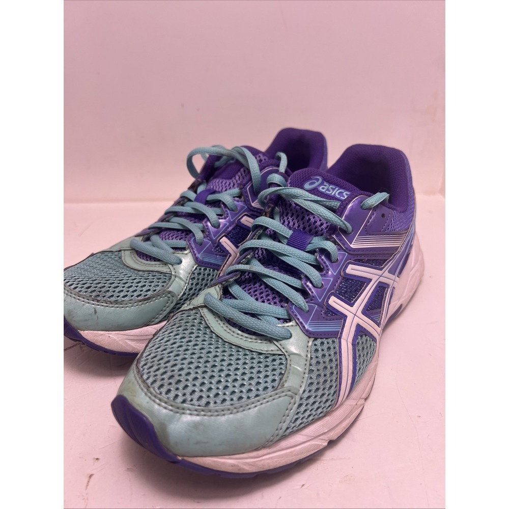 ASICS Gel-Contend 3 Size 9.5 Women's Running Shoes Purple/Turquoise T5F9N